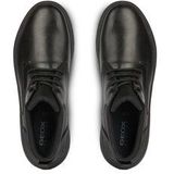 Geox - Portello B - Veterschoenen - Zwart - Heren