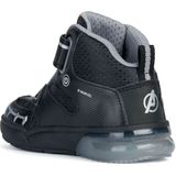 Geox - Grayjay - Sneakers - Zwart - Synthetisch - Vetersluiting