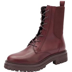 Geox D Iridea enkellaars voor dames, wijn, 38 EU