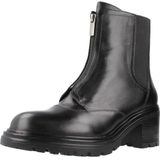 Geox - D Damiana - Enkellaars - Zwart - Blokhak - Medium