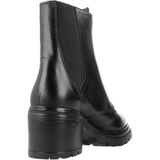 Geox - D Damiana - Enkellaars - Zwart - Blokhak - Medium