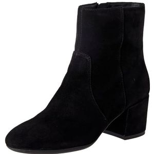 Ademende bottines met hak Eleana GEOX. Leer materiaal. Maten 36. Zwart kleur