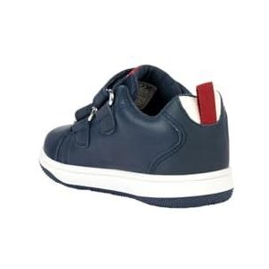 Geox B New Flick Boy A Sneakers voor jongens, marineblauw/wit, 24 EU