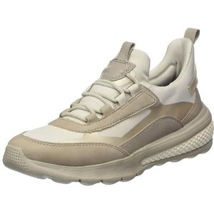 Geox Dames D Spherica Actif A Sneakers, Lt Grey Sand, 36 EU