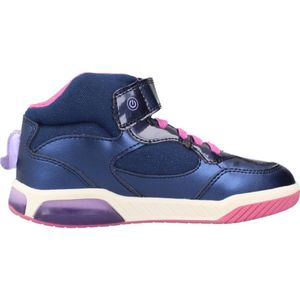 GEOX - J INEK G. - Sportschoenen - Blauw - Leer