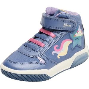 Geox Meisjes J Inek Girl Sneaker, Avio Fuchsia, 35 EU