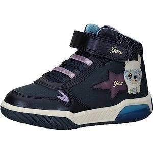 Geox Sneakers voor meisjes J Inek Girl, Navy Lilac, 32 EU