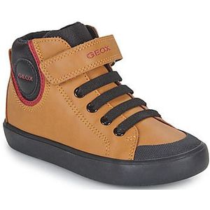 Geox J Gisli Boy F Sneakers voor jongens, Dk Geel Zwart, 34 EU