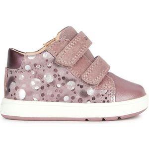 Sneakers met klittenband Biglia GEOX. Leer materiaal. Maten 19. Roze kleur