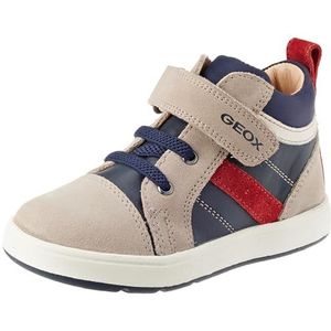 Geox B Biglia Boy A Baby jongens Eerste Stappen Lage sneakers, Sand Navy, 21 EU