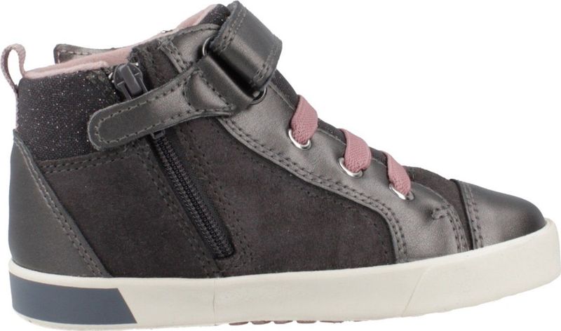Geox - Kilwi A - Sneakers - Roze - Suède en Parelmoer-effect