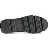 Veterlaarsjes - Effen - Leer - Blokhak - Snoersluiting