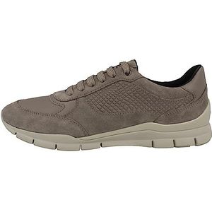 Geox D Sukie A sneakers voor dames, DK Taupe, 37 EU, Dk Taupe, 37 EU