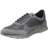 Geox - D Sukie A - Sneakers - Dk Stone - Synthetisch - Plat