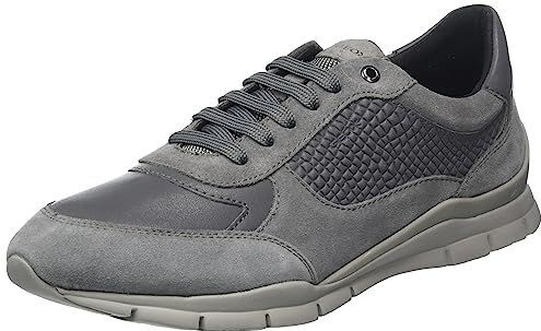 Geox - D Sukie A - Sneakers - Dk Stone - Synthetisch - Plat