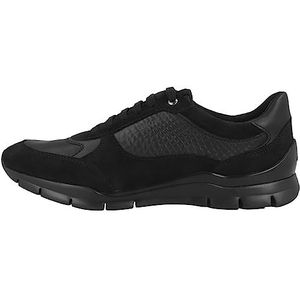 Geox Dames D Sukie A Sneakers, Schwarz, 40 EU