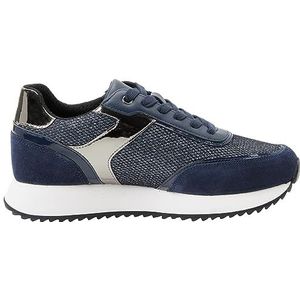 Geox D DORALEA A sneakers voor dames, donker jeans/marineblauw, 36 EU, Dk Jeans Navy, 36 EU