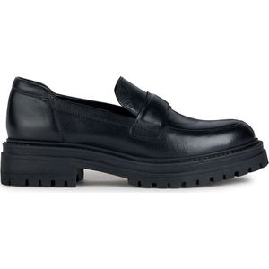Geox - Iridea - Mocassins - Zwart - Leer