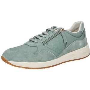 Geox Dames D Bulmya B Sneakers, Lt Green, 39 EU