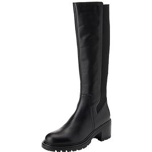 Geox Dames D Damiana Knee High Boot, zwart, 40 EU