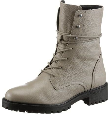 Geox - D94Fte 00046 C5004 - Enkellaarsjes - Beige - Leer