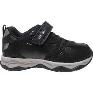 Geox J Calco Girl A Sneakers voor meisjes, Black Dk Silver., 25 EU