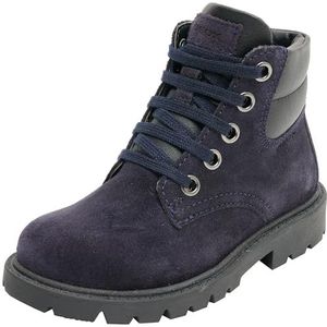 Geox Jongens J Shaylax Boy enkellaars, Navy Black, 26 EU