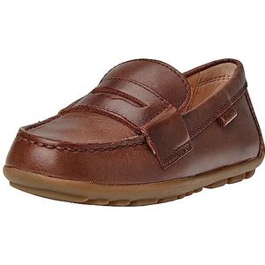 Geox Jongens J New Fast Boy A mocassins, koffie, 26 EU