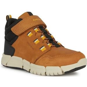 Geox Jongens J Flexyper Boy B ABX enkellaars, Bruin Dk Geel, 32 EU