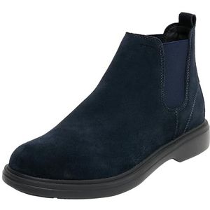 Geox U Ottavio enkellaarzen voor heren, Navy Blauw