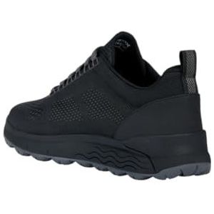 Geox U Spherica 4x4 B ABX Sneakers voor heren, Black Graphite, 43 EU