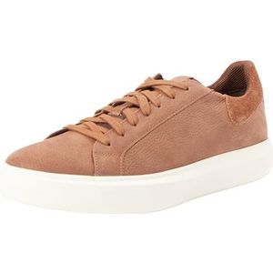 Geox U Deiven herensneakers, Cognac.