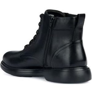 Geox - Ottavio - Enkellaars - Zwart - Leer