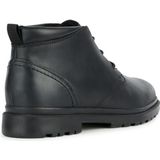 Geox - Heren Veterschoenen - Zwart - Leer
