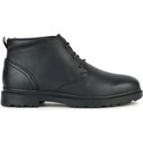 Geox - Heren Veterschoenen - Zwart - Leer