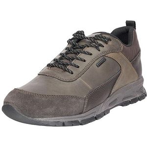 Geox U Delray B ABX A Sneakers voor heren, Dk Coffee Military, 42 EU