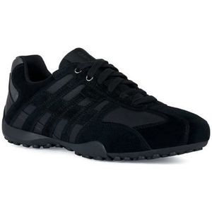 Geox Uomo Snake K sneakers voor jongens, Black Anthracite, 39 EU