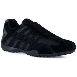 Geox Uomo Snake L Sneakers voor jongens, Black Anthracite, 41 EU