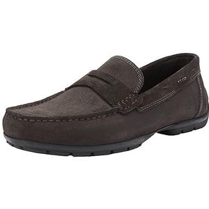 Geox Heren U Moner W 2fit D Moccasin, Dk Brown, 43 EU