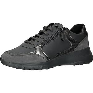 Geox D Alleniee B sneakers voor meisjes, donkergrijs (dark grey), 36 EU