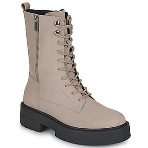 Ademende boots in leer met veters Spherica EC7 GEOX. Leer materiaal. Maten 40. Beige kleur