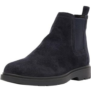 Enkellaarsjes - Zwart - Leer