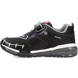 Geox J Bayonyc Boy Sneakers voor jongens, Black Silver., 34 EU