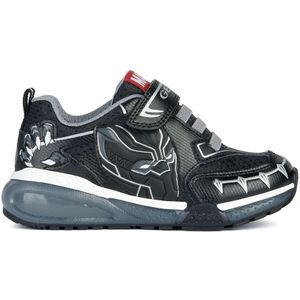 Sneakers met LED Bayonic x Black Panther GEOX. Polyurethaan materiaal. Maten 38. Zwart kleur