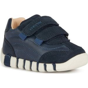 Geox Babyjongens B Iupidoo Boy A Sneakers, Navy Avio, 18 EU