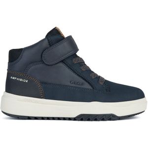 Ademende hoge sneakers Bunshee, amphibiox GEOX. Leer materiaal. Maten 37. Blauw kleur