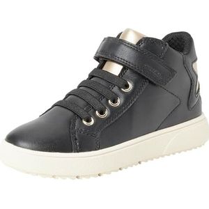 Geox J Theleven Girl E, sneakers voor meisjes, zwart.