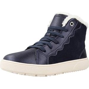 Geox Dames J Theleven Girl ABX Sneakers, donkerblauw, 37 EU