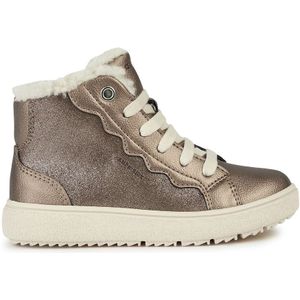 High top sneakers in metallic, model 'THELEVEN'