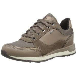 Geox - D New Aneko B Abx B - Sneakers - Dk Taupe - Synthetisch
